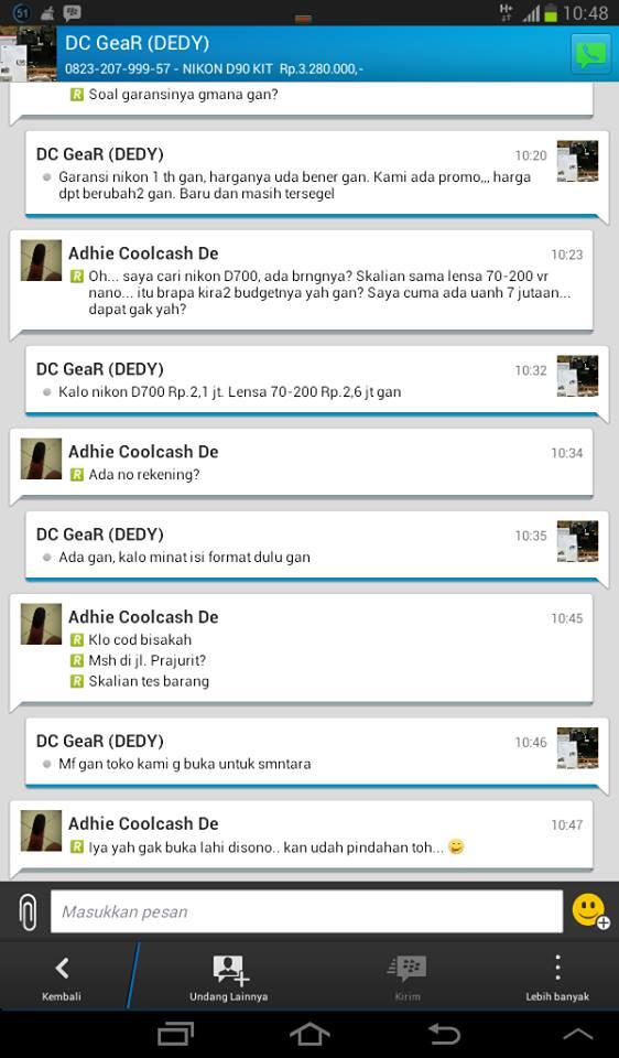 HELP!!! PENIPUAN MENGGUNAKAN NAMA TOKO ORANG LAIN