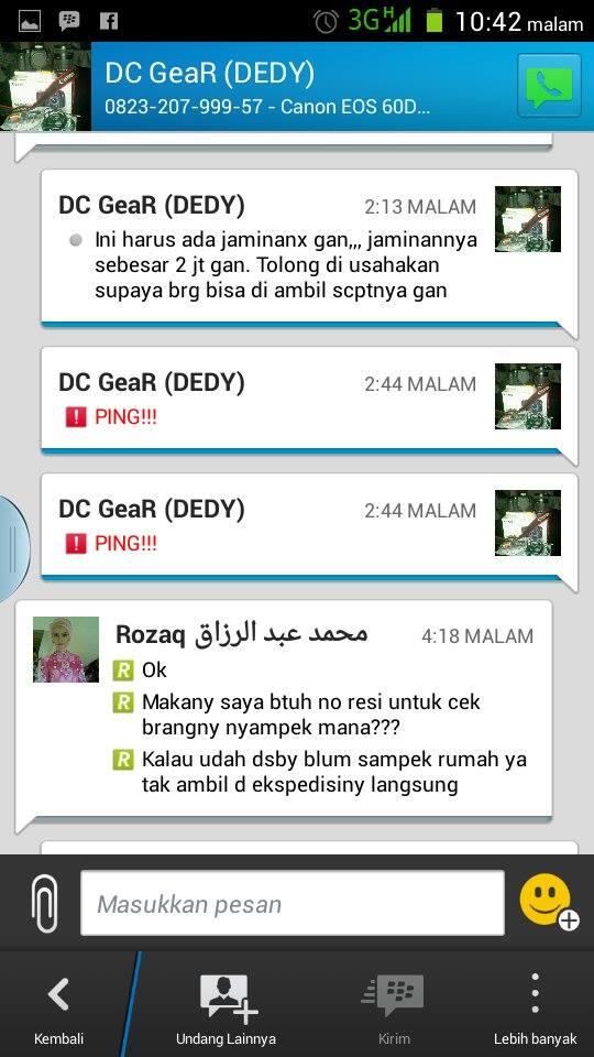 HELP!!! PENIPUAN MENGGUNAKAN NAMA TOKO ORANG LAIN