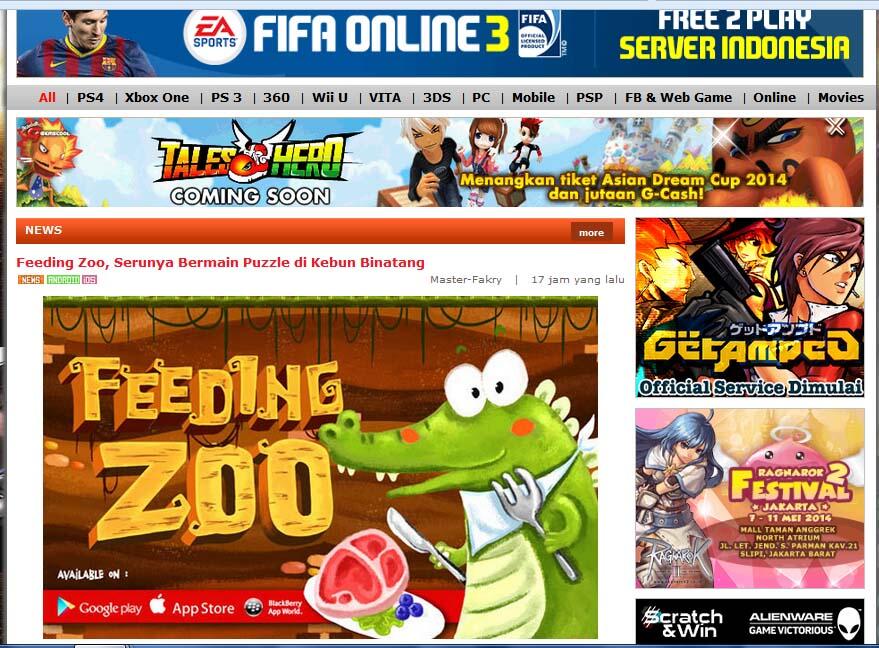 Akhirnya Gan!! Game terbaru kita 100% asli karya anak Indonesia &quot;Feeding Zoo&quot;