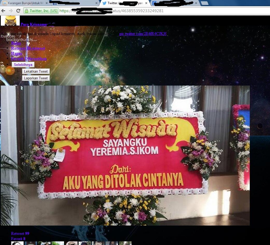 &#91;PICT&#93; Karangan Bunga Untuk Mu #ngakak abis gan wakakakak