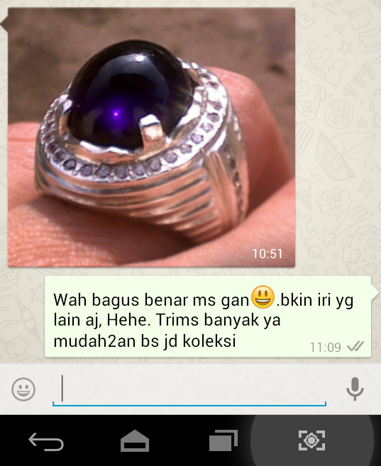 (WTS) Batu Akik Badar Lumut Istimewa