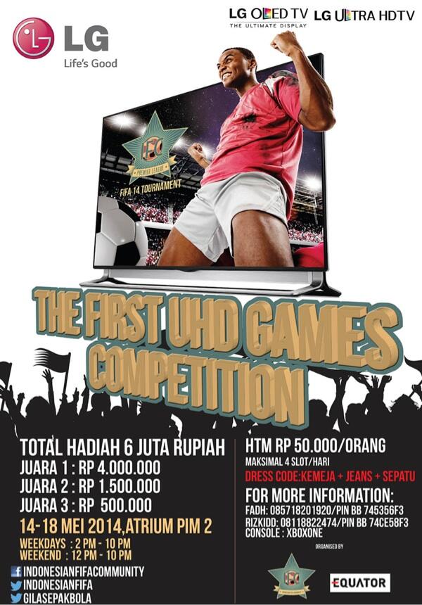 Join THE FIRST UHD GAMES COMPETITION