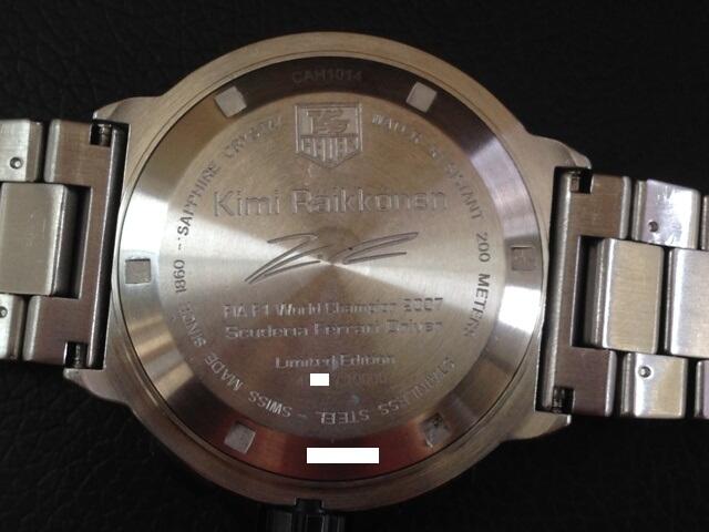 tag heuer formula 1 kimi raikkonen limited edition price