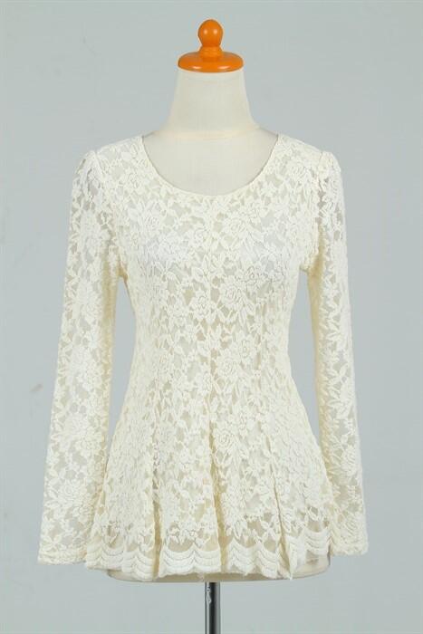 Blouse import Lace Long Sleeve ( baju pakaian blus impor ) RP. 95.000
