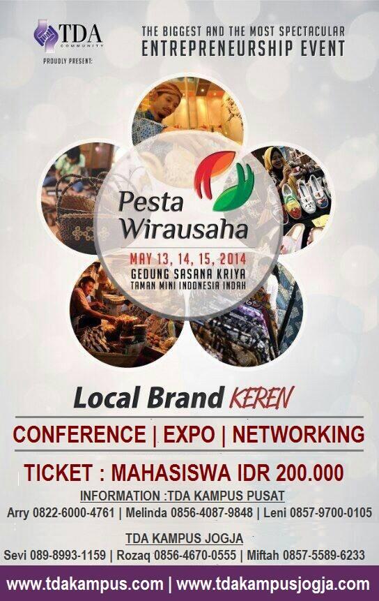  PESTA WIRAUSAHA TDA 2014