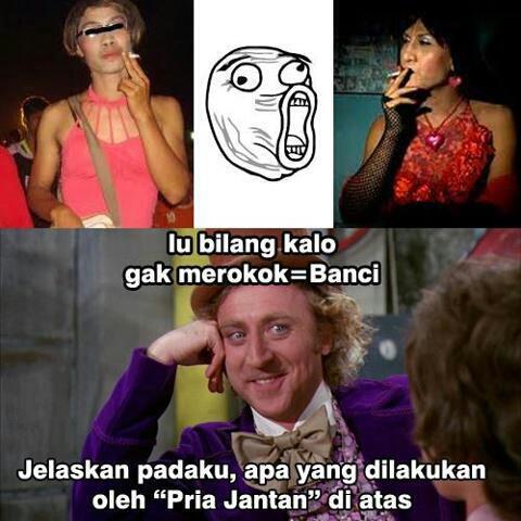 Ngga ngerokok? bukan LAKI!