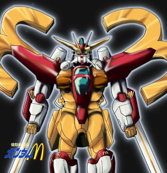 Inilah 10 Kolaborasi Gundam x Ronald McDonald