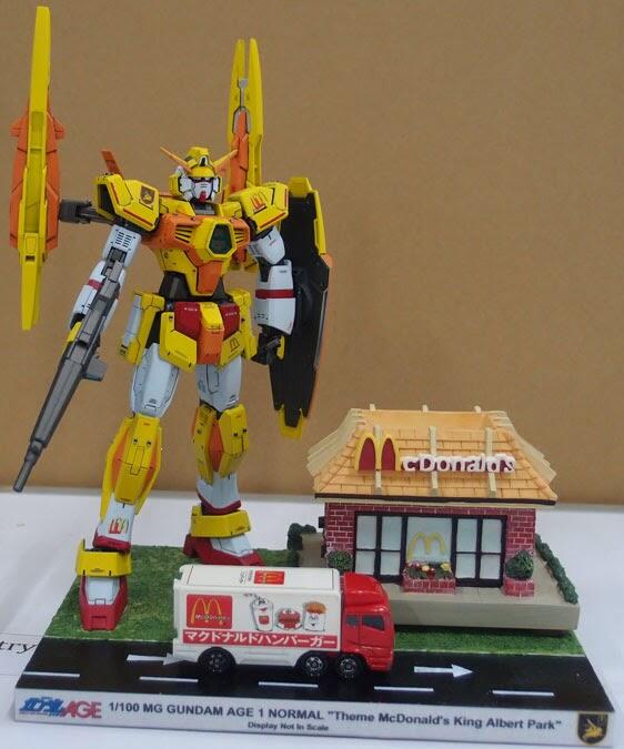 Inilah 10 Kolaborasi Gundam x Ronald McDonald