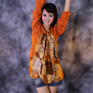 Blouse batik Lengan Panjang