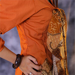 Blouse batik Lengan Panjang
