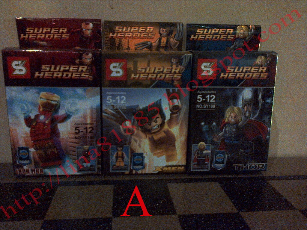 DIJUAL LEGO SUPERHEROES NON GASING KW SET