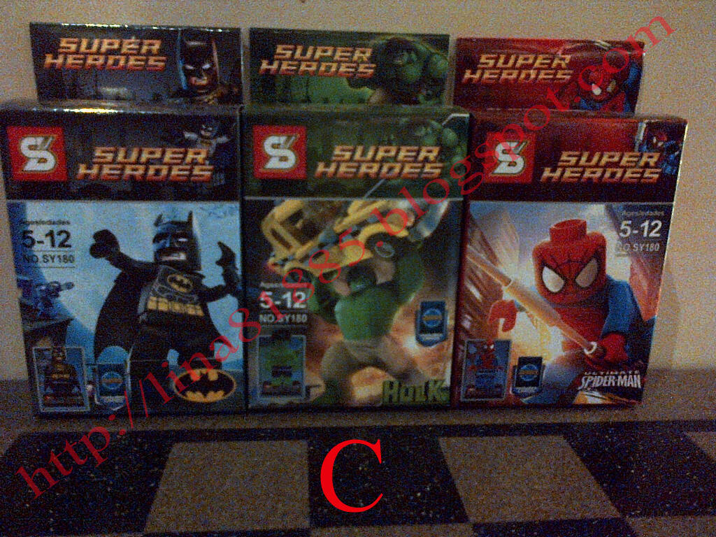 DIJUAL LEGO SUPERHEROES NON GASING KW SET