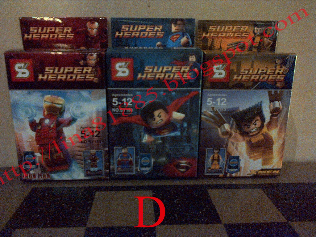 DIJUAL LEGO SUPERHEROES NON GASING KW SET