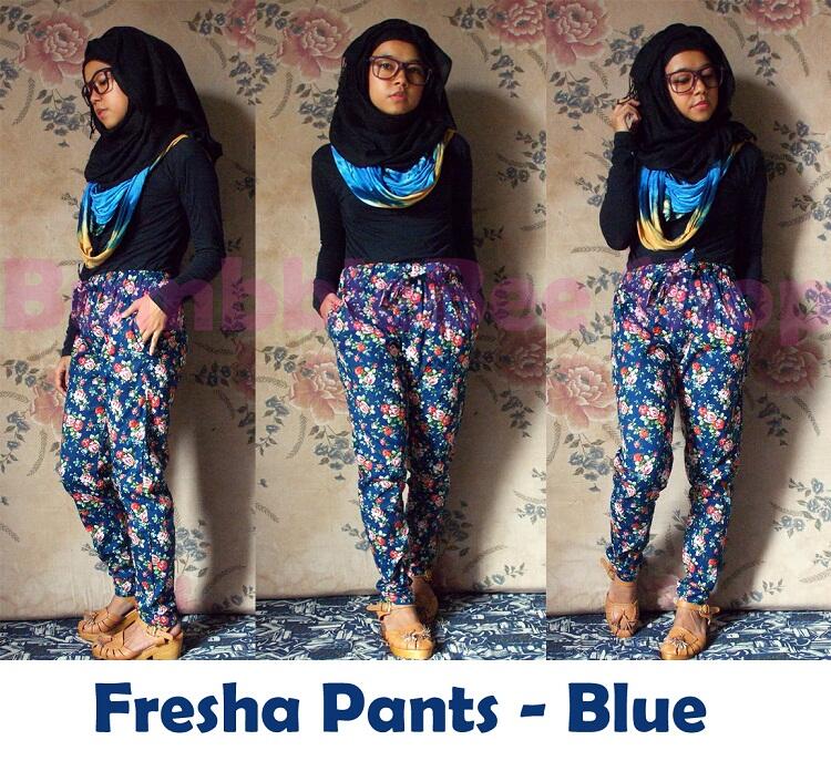 -- Fresha Pants , Celana Motif Bunga --