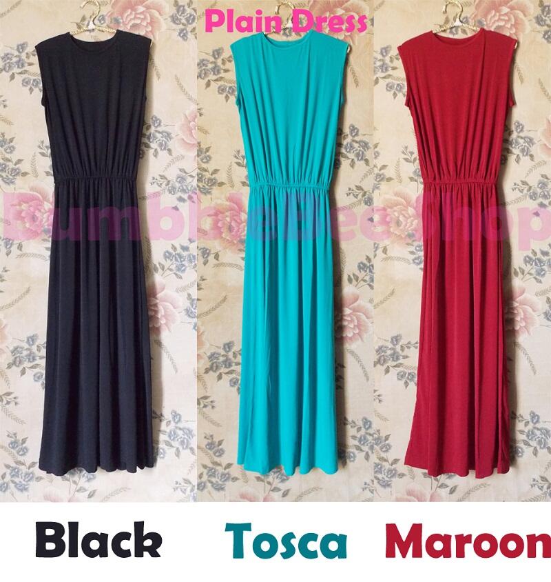 -- Plain Dress-- Dress Jersey