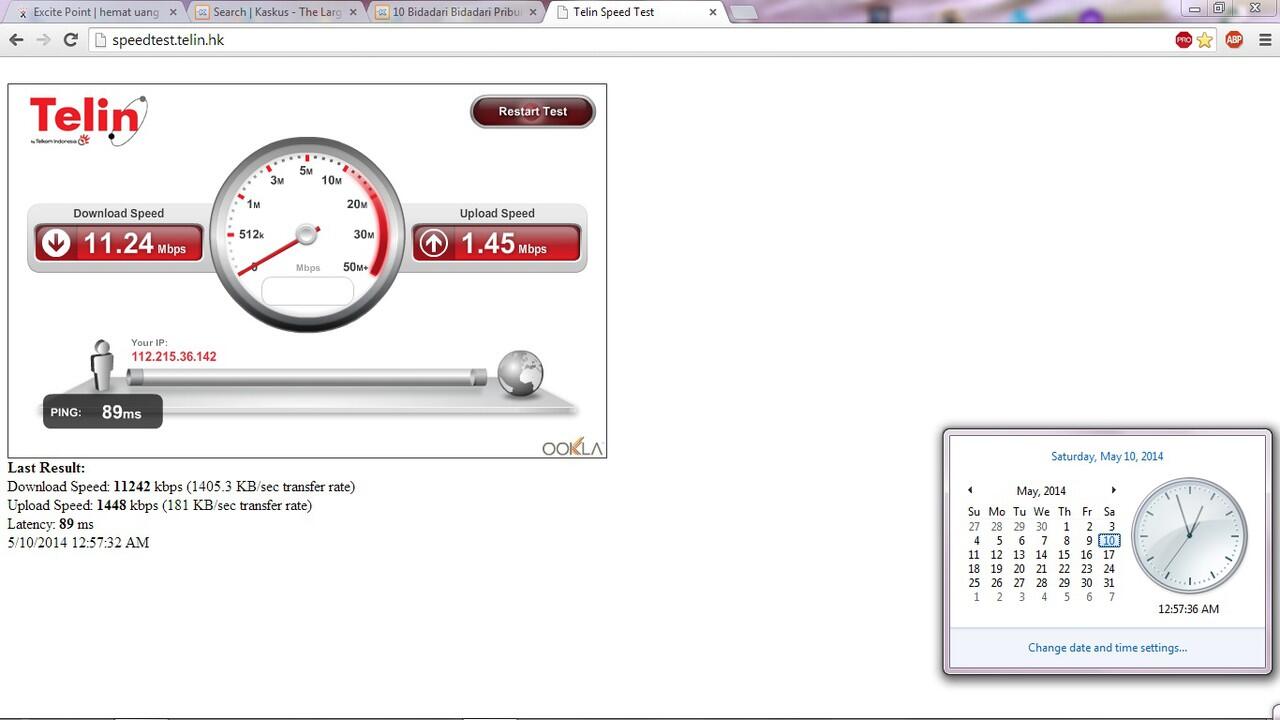 Ini Speed INET ane , Mana Speed Lu ? 