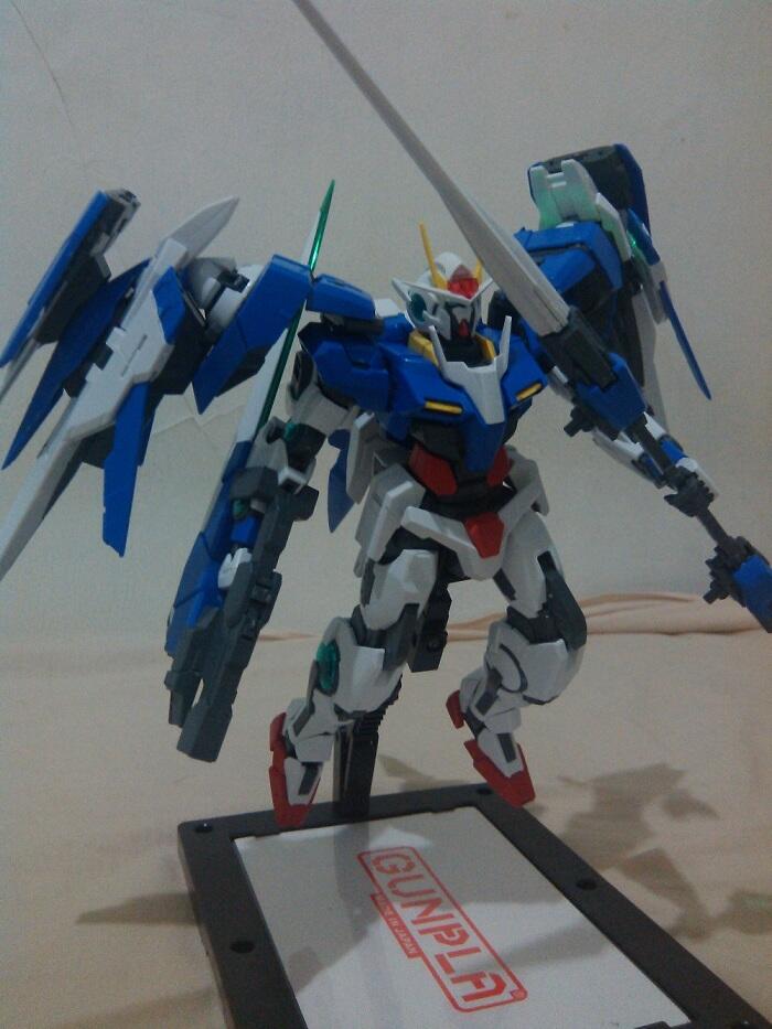 Sell Gundam BANDAI MG 00 Raizer, MG Astray Red Frame baru dirakit