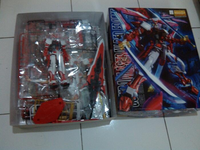Sell Gundam BANDAI MG 00 Raizer, MG Astray Red Frame baru dirakit
