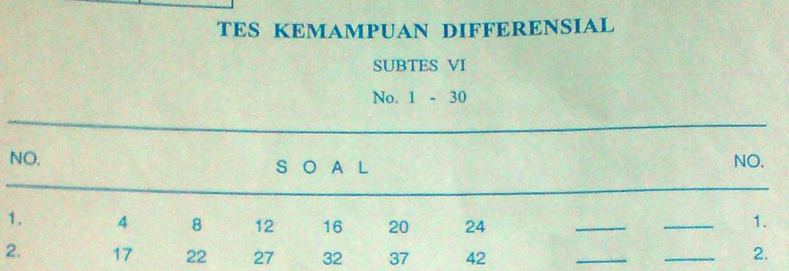 Jual Soal Psikotes UI + Pembahasan Lengkap