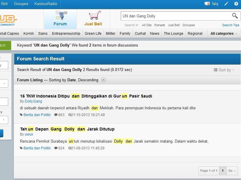 Ujian Nasional dan Gang Dolly