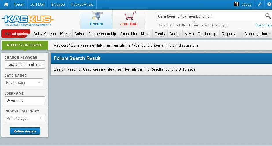 Cara keren untuk membunuh diri
