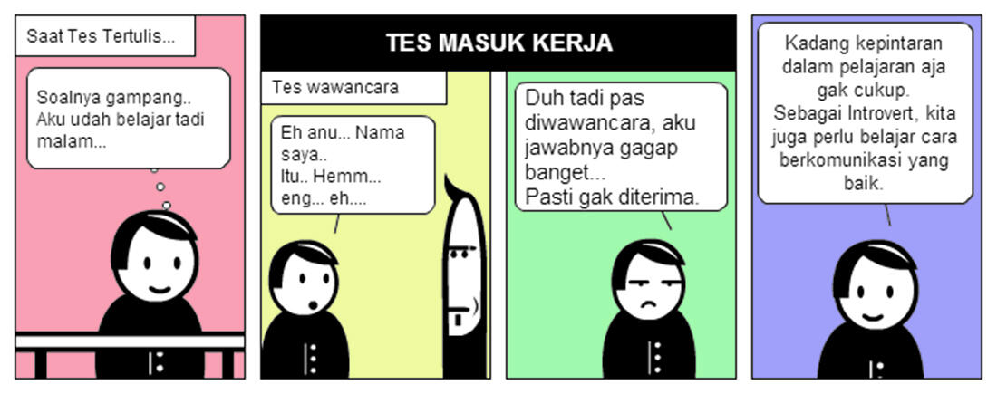 KOMIK INTROVERT by: @akbari13