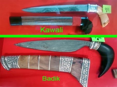 Pesona Kawali Dan Badik