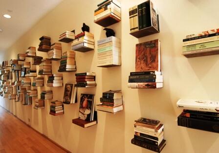Mau Buku-buku anda MELAYANG di dinding