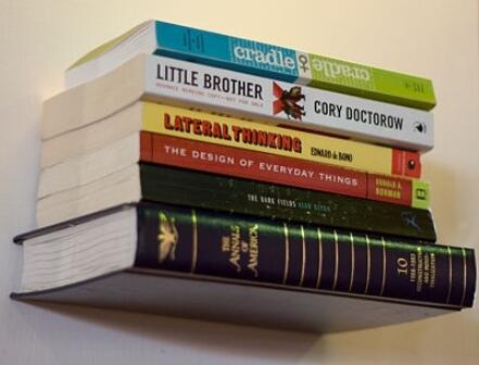 Mau Buku-buku anda MELAYANG di dinding