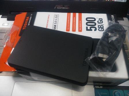 JUAL MURAH..HDD EKSTERNAL TOSHIBA 500 GB BASIC V63700..PAKE SEMINGGU..COD BANDUNG