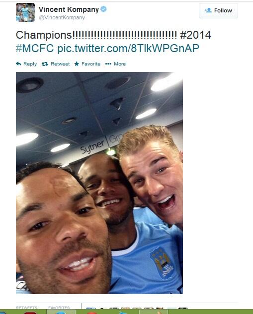 Manchester City Juara Liga Inggris 2013/2014