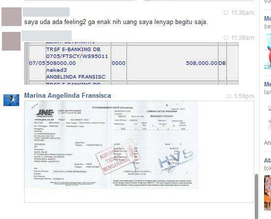 Mohon Bantuan Kaskuser Regional Jakarta/ Bandung Untuk Kasus Penipuan