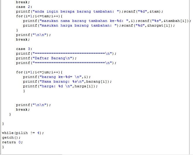 &#91;HELP&#93;Yang jago bahasa C masuk, bantu ane gan