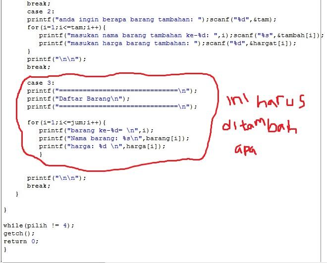 &#91;HELP&#93;Yang jago bahasa C masuk, bantu ane gan