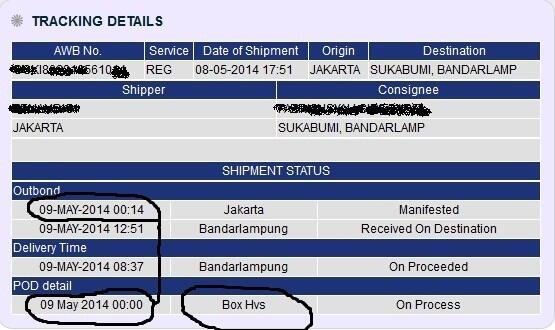 numpang tanya tentang tracking jne gan 