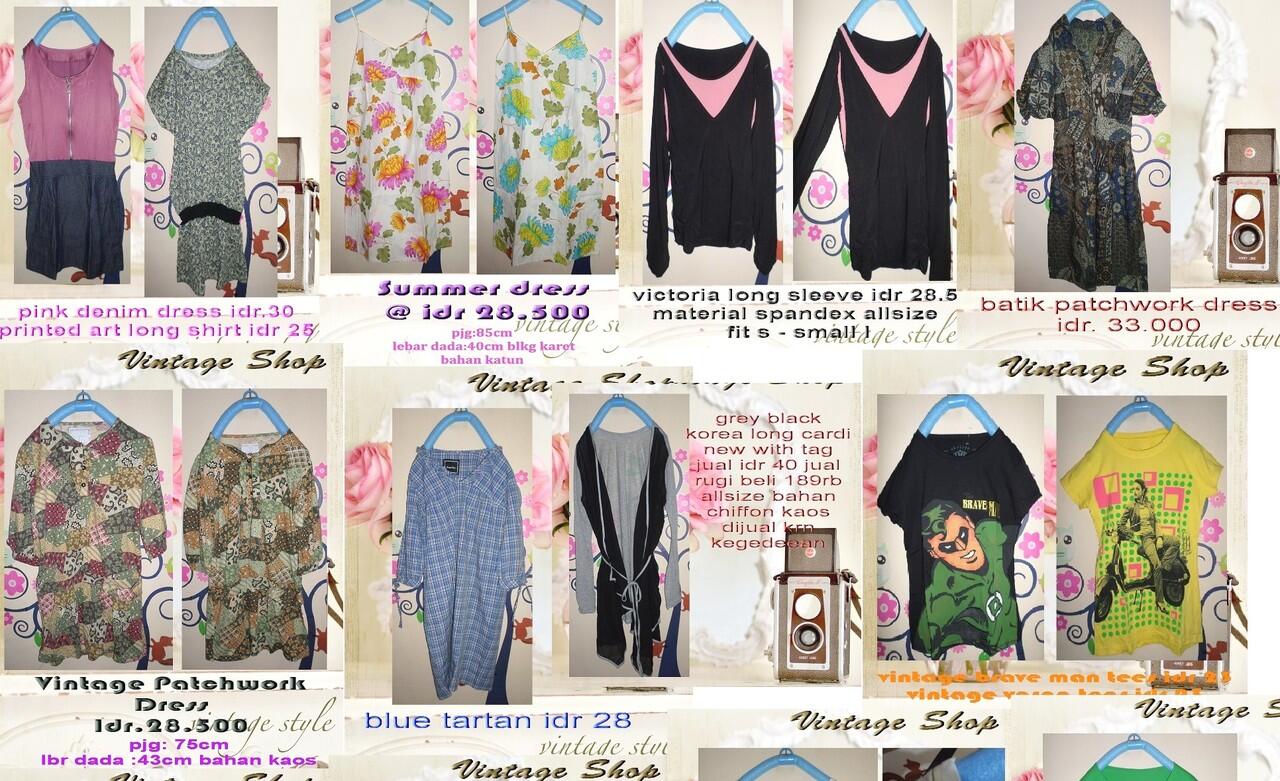 JUAL BAJU BUTIK MURAH KRN BUTIK TUTUP! DRESS, TEES SMUA DIBAWAH 30RIBUU!!! GRAB IT!!!