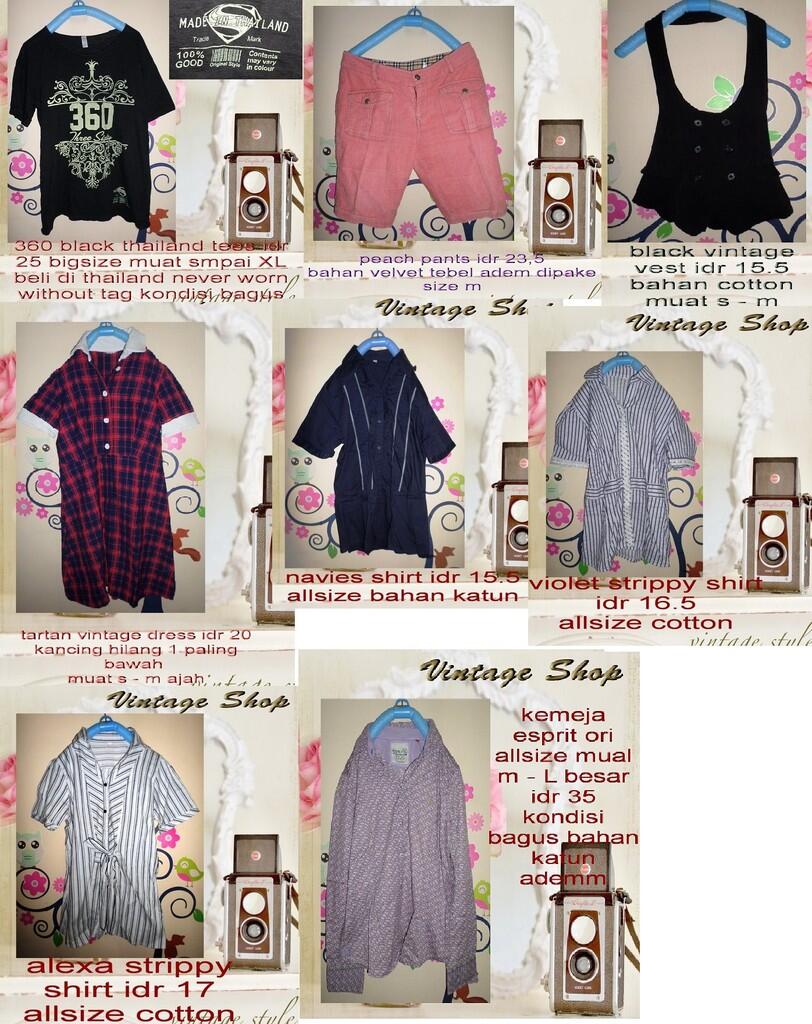 BONGKAR LEMARI! PRELOVED TEES, TOPS, DRESS. 10RIBUAN!! JUAL MURAH KONDISI BGS!