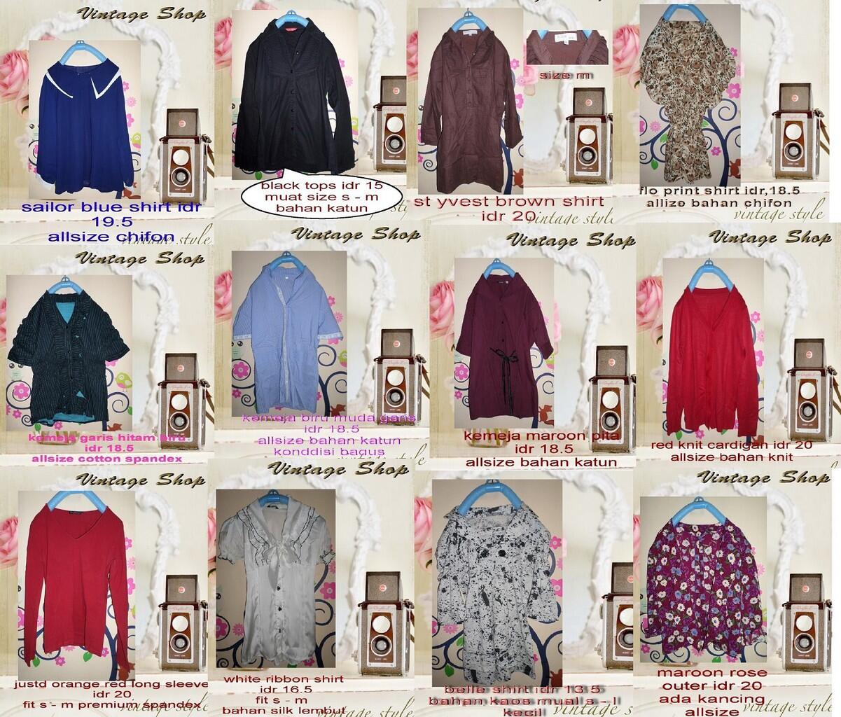 BONGKAR LEMARI! PRELOVED TEES, TOPS, DRESS. 10RIBUAN!! JUAL MURAH KONDISI BGS!