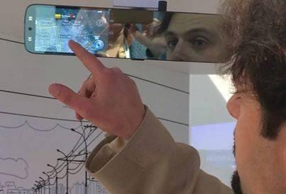 Android di Kaca Spion Mobil