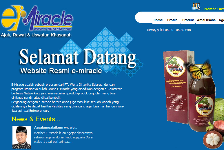 MLM Syariah e-Miracle bersama Ust. Yusuf Mansur