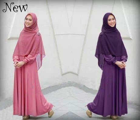 NEW MAXI MELISA SU ( BAJU MUSLIM FASHION )