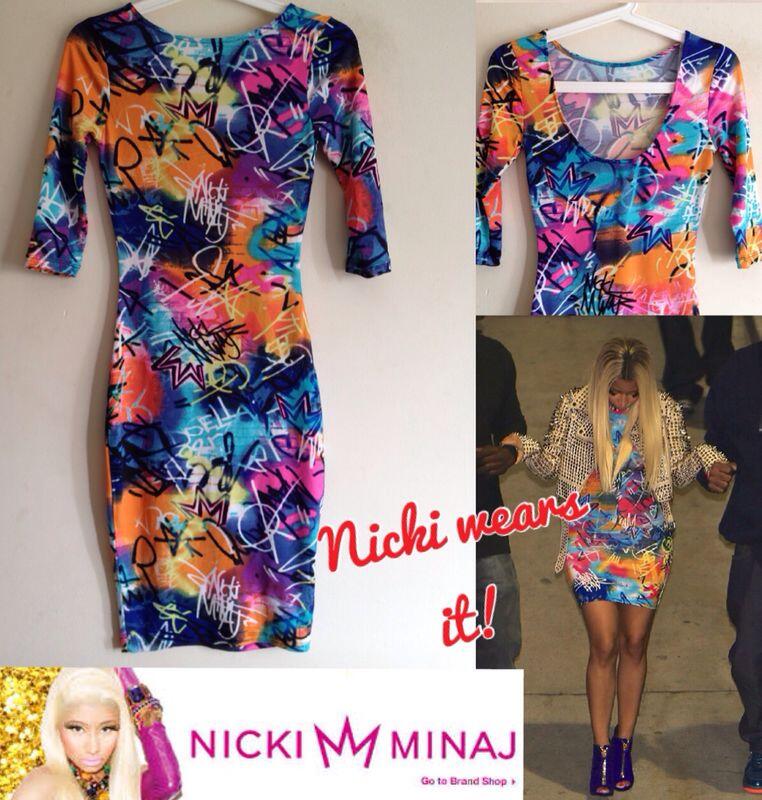 NICKI MINAJ DRESS.. LIMITED STOCK SISA EXPORT..