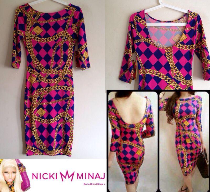 NICKI MINAJ DRESS.. LIMITED STOCK SISA EXPORT..
