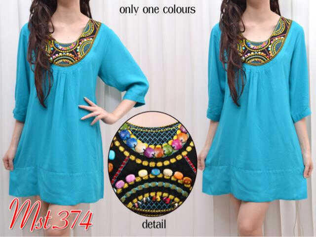 Blouse Cantik Motif Payet MST-374