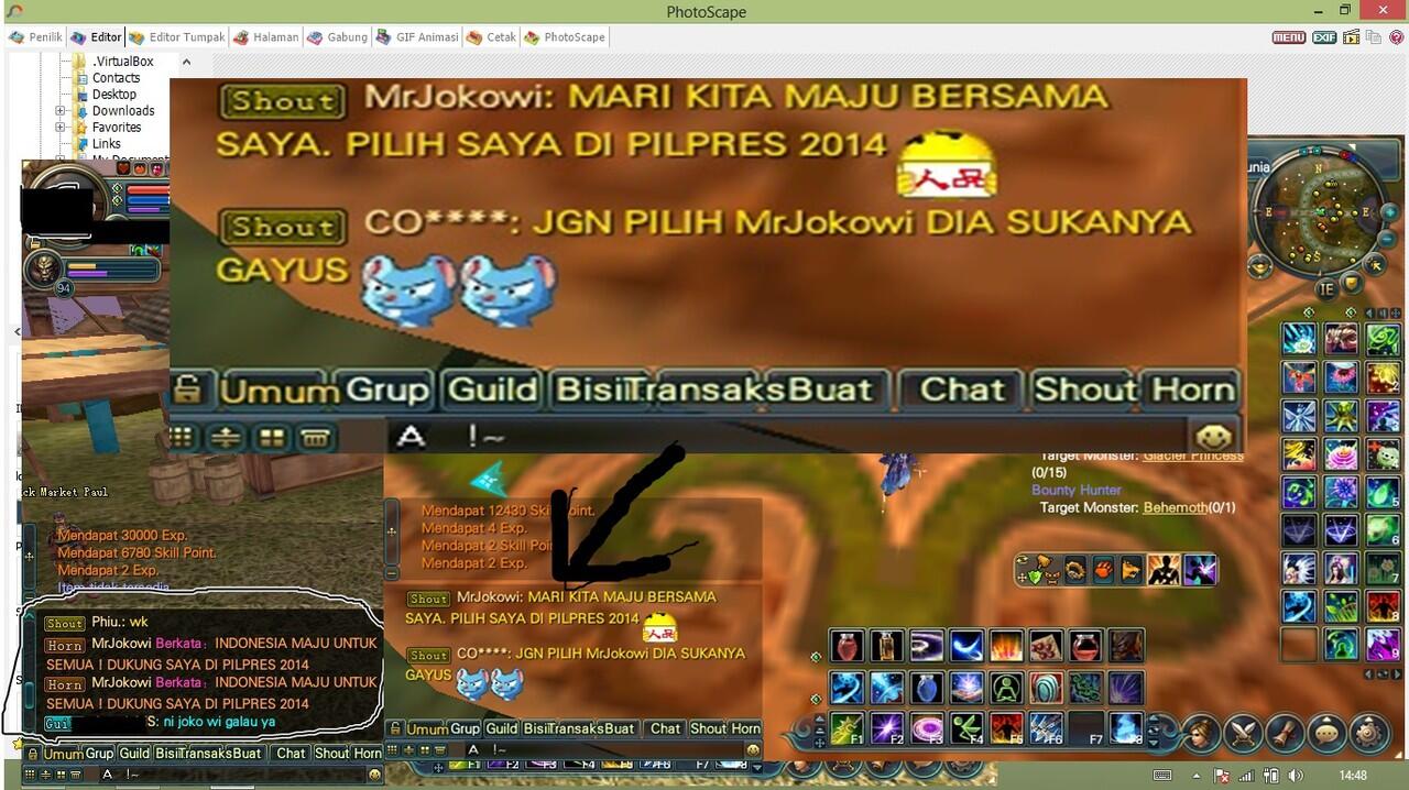 capres kampanye di game online