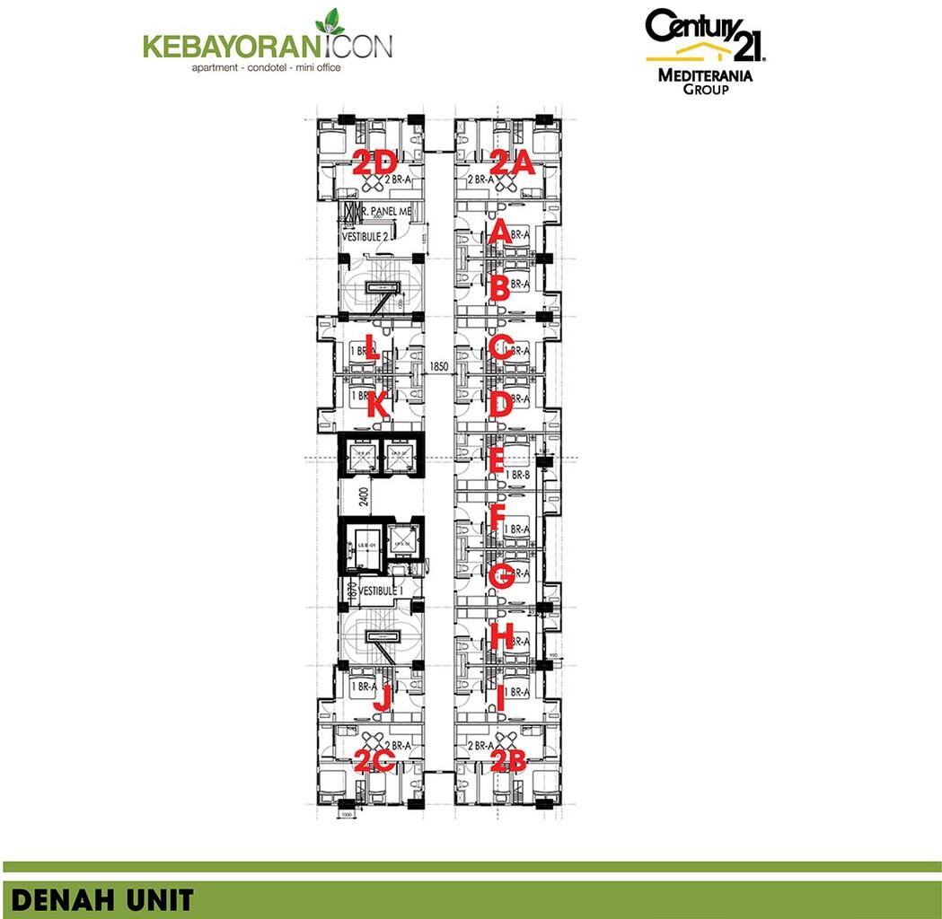 Dijual Apartemen Kebayoran Icon 2 BR Best Location