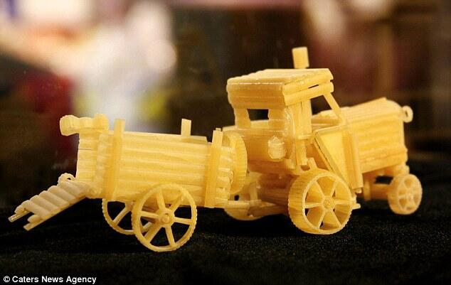 (Amazing) Miniatur Kendaraan Dari Pasta