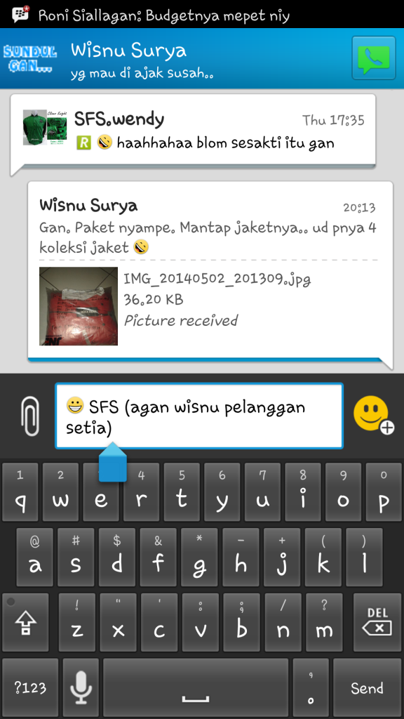 Testi Buyer SFS.Wendy :D