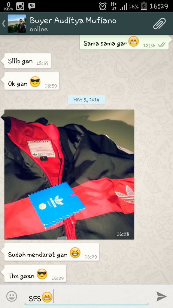 Testi Buyer SFS.Wendy :D