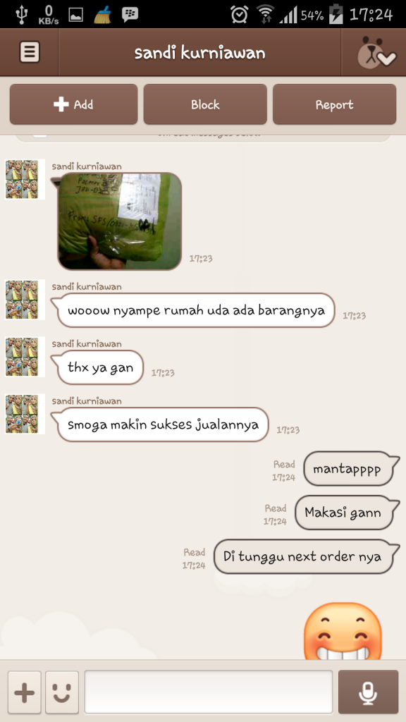 Testi Buyer SFS.Wendy :D